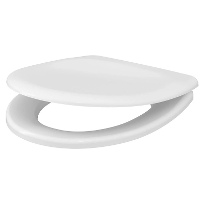 Сидіння для унітазу CERSANIA дюропластове антибактеріальне з плавним закриванням і функцією простого зняття коробка K98-0239