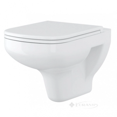Унітаз компакт COLOUR 568 011 3/6 з дюропластовим сидінням з плавним закриванням і функцією простого зняття K103-016-EX1