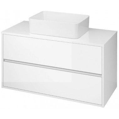 Шкафчик белый для установки на столешнице Cersanit CREA S924-006