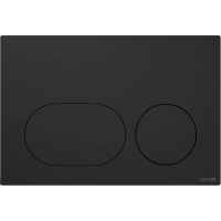 Кнопка смыва Cersanit DUETO черный мат