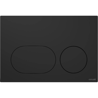 Кнопка змиву Cersanit DUETO чорний мат K97-0637