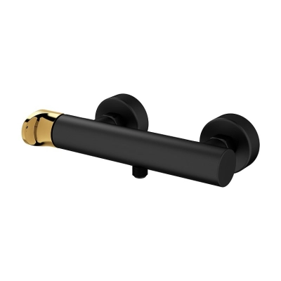 Смеситель для душа Cersanit INVERTO черный + ручка золото S951-290