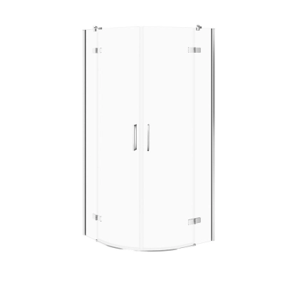 Душевая кабина полукруглая Cersanit JOTA 80х80х195 с распашной дверью S160-038