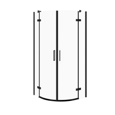 Душевая кабина полукруглая Cersanit JOTA 80х80х195 с распашной дверью S160-040