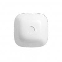Умивальник на стільницю квадратний LARGA 38х38 білий EW K677-004