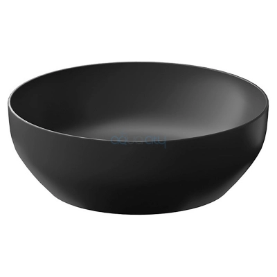 Умивальник на стільницю круглий LARGA 40х40 антрацит матовий K677-019