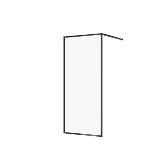 Душова кабіна Walk-in Larga 90х200 профіль чорний S932-138