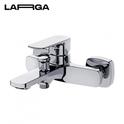 Смеситель для ванны и душа LARGA хром S951-377