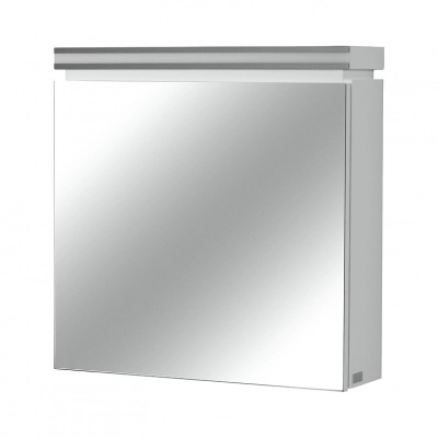 Шкафчик навесной зеркальный OLIVIA белый S543-011