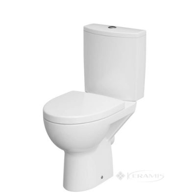 Унітаз компакт PARVA 328 010 3/6 з дюропластовим сидінням з плавним закриванням і функцією простого зняття K27-002-EX1