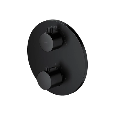 Смеситель для ванны и душа с термостатом ZEN с коробкой скрытого монтажа, черный S951-567